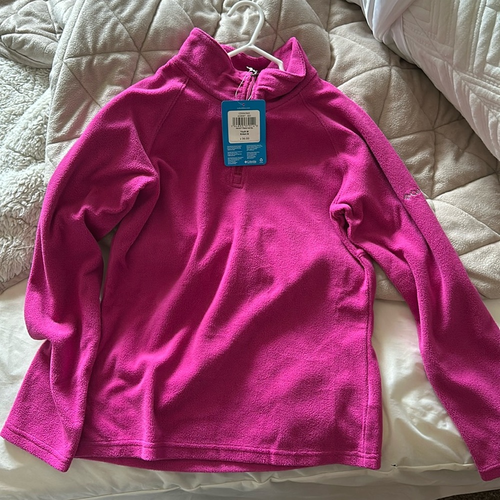 Girls Columbia M fleece light jacket